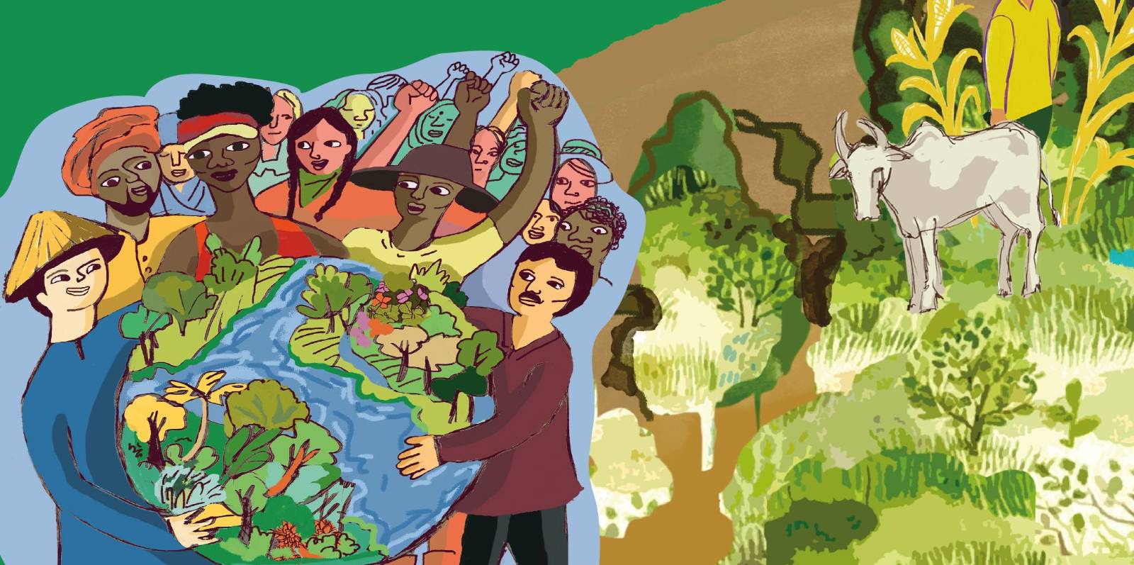 food sovereignty illustration by via campesina